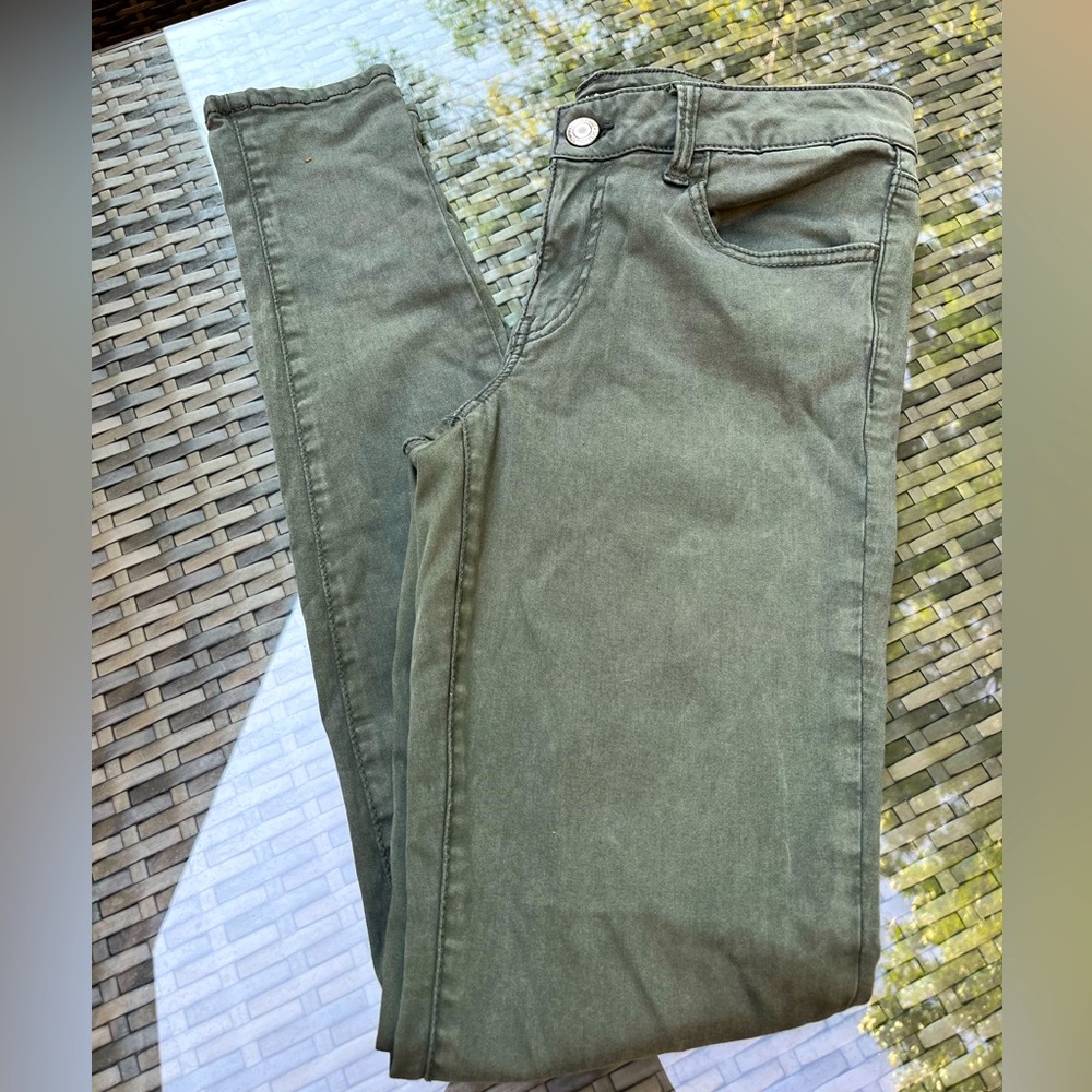 American Eagle Outfitters Olive Green Jeggings
